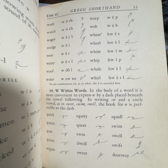 Gregg Shorthand Anniversary Edition Hardcover Vintage Book Business Writing 1929 - Picture 12 of 14